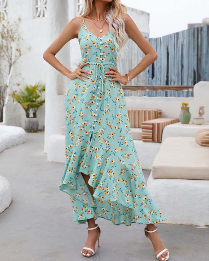 Beach Vacation Casual Beach Dress