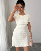 Ruffled Backless Dress