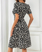 Summer Square Neck Petal Dress