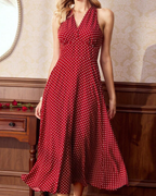 Polka Dot Maxi Dress