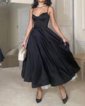 Elegant Sleeveless Double-Layer Dress
