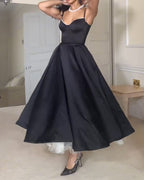 Elegant Sleeveless Double-Layer Dress
