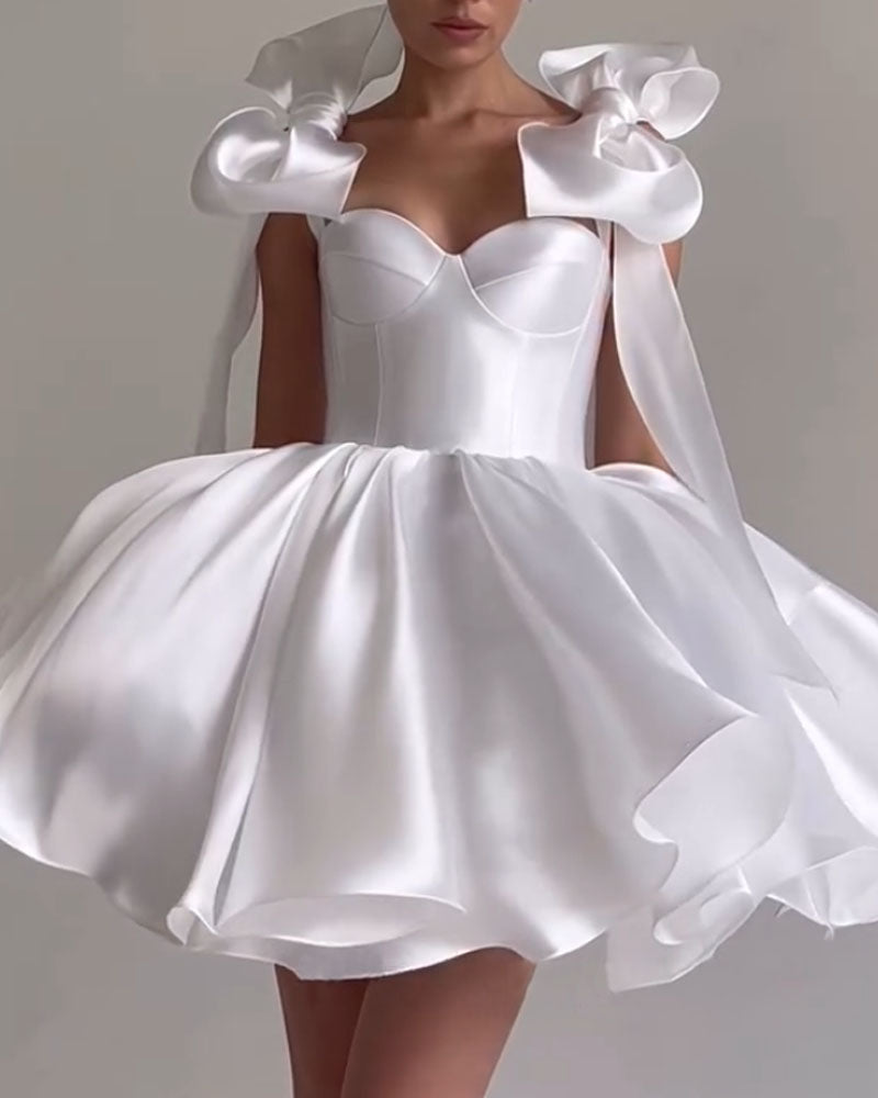 Sleeveless Tie-Waist Mini Dress