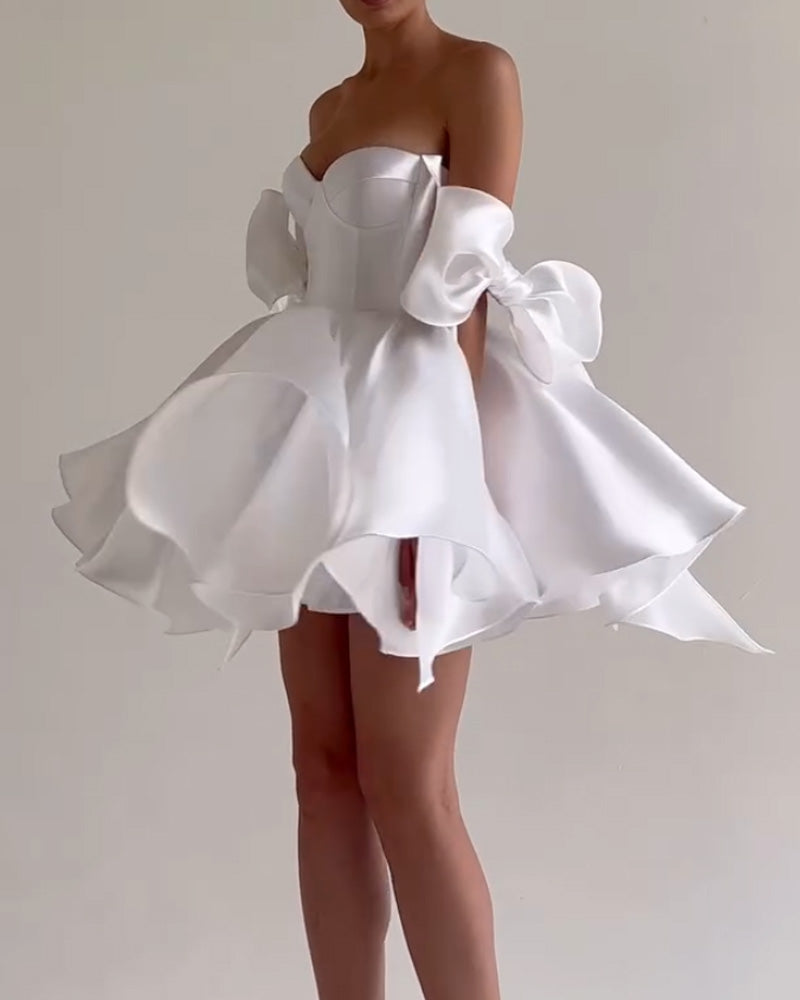 Sleeveless Tie-Waist Mini Dress