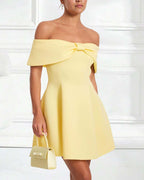 Elegant Off-Shoulder Dress