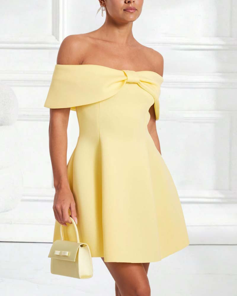 Elegant Off-Shoulder Dress