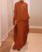 Elegant Chiffon Two-Piece Dress
