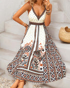 Bohemian Resort Style Long Dress