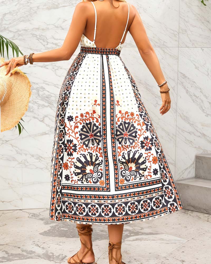 Bohemian Resort Style Long Dress