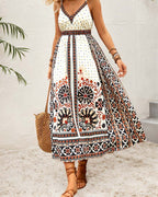 Bohemian Resort Style Long Dress