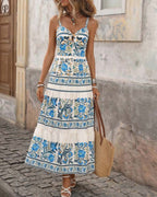 Ethnic-Style Printed Dress
