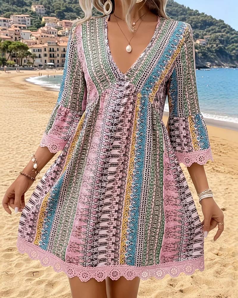 Lace Bohemian Style Dress