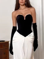 Elegant waist-cinching belted dress