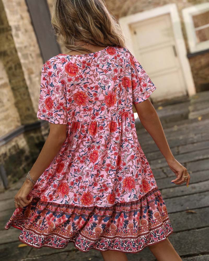 Bohemian Resort Style Dress